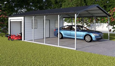 metal house and garage combo|Carport Garage Combo .